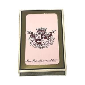 Boca Raton Resort And Spa Pink Playing Cards Deck Gem Aco Bridge